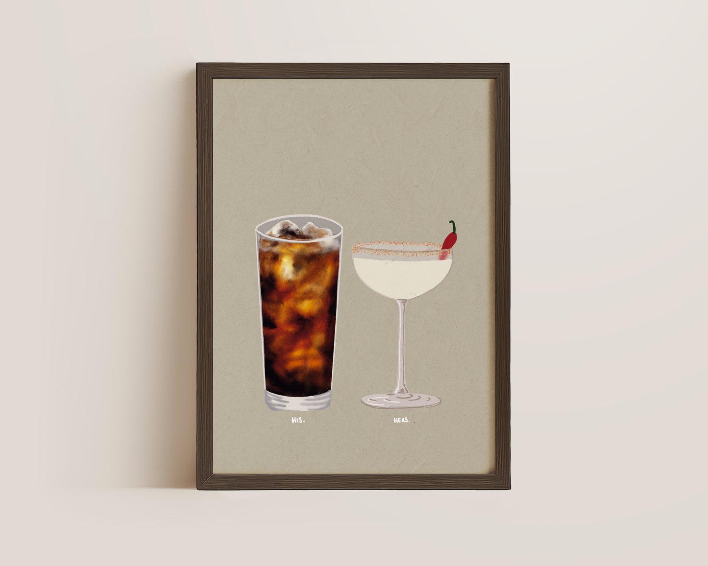 Rum Coke & Spicy Margarita Print