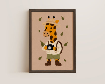 Safari Giraffe Print