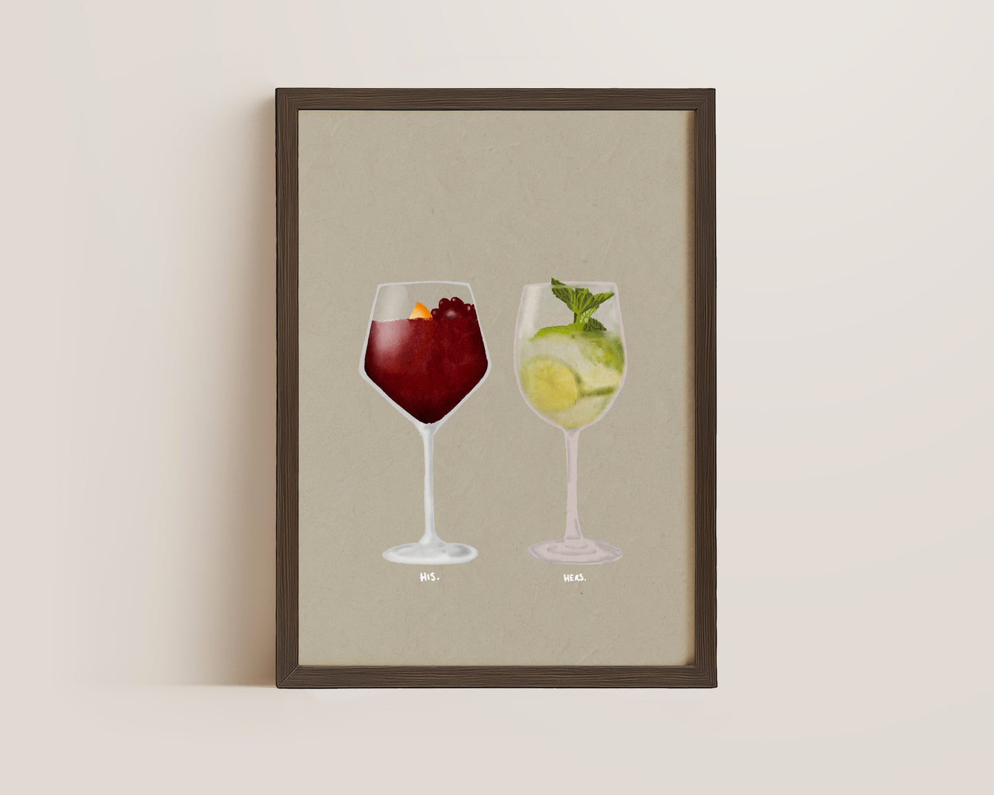 Sangria & Hugo Spritz Print