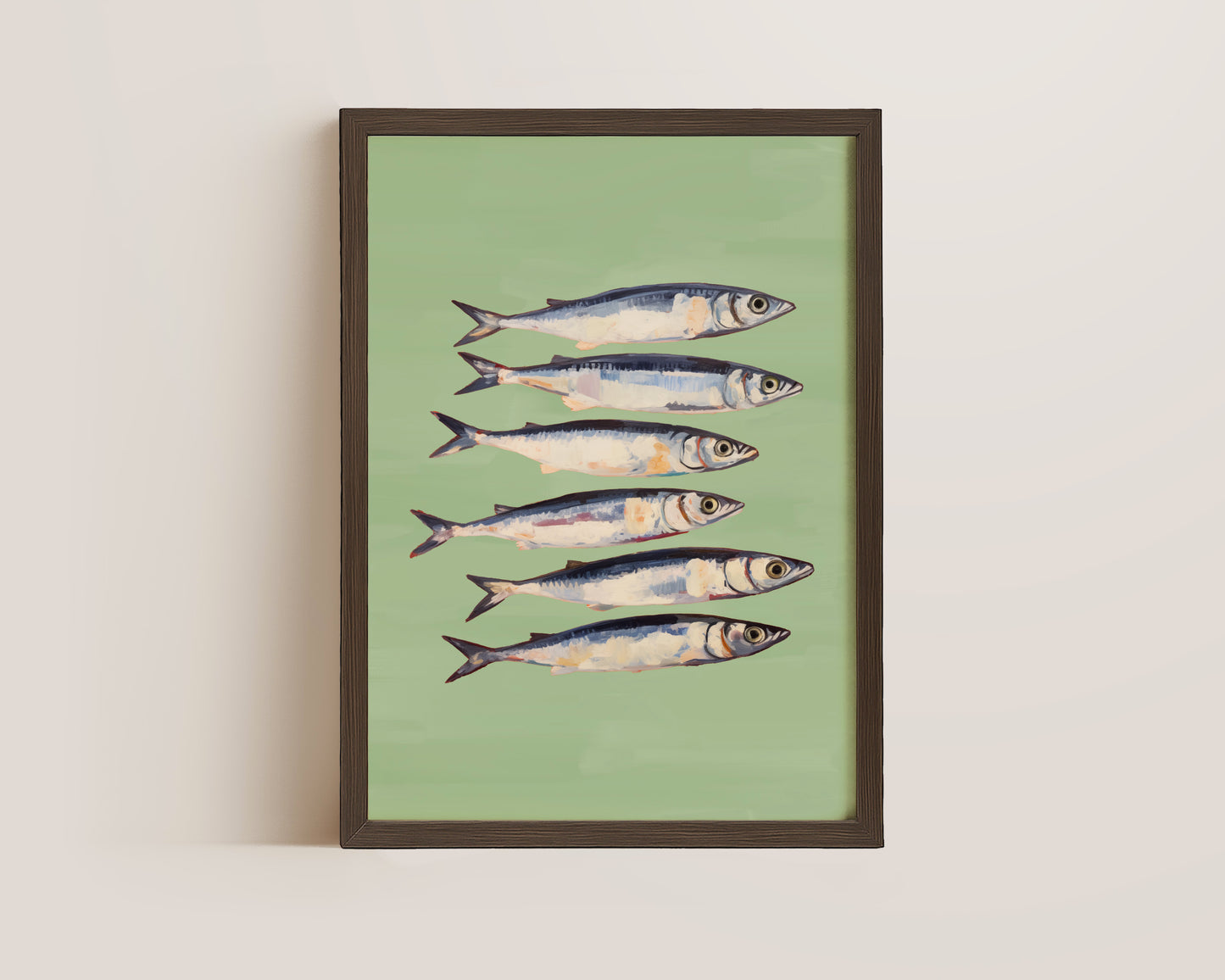 Green Sardines Print