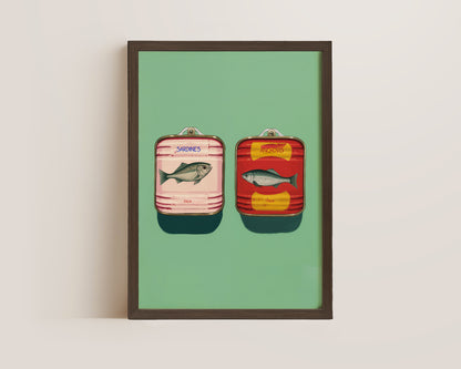 Sardines & Anchovies Art Wall Art Print