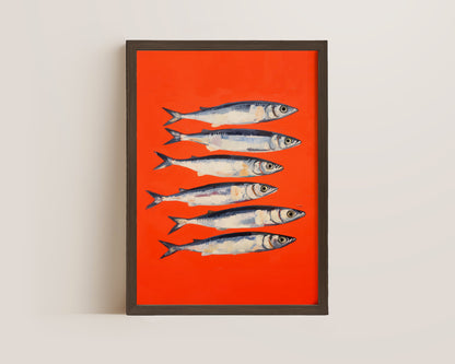 Red Sardines Print