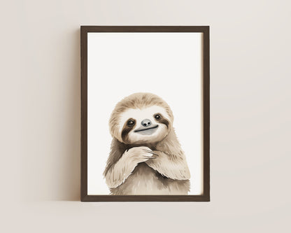 Sleepy Sloth Print