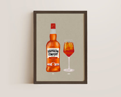 Southern Comfort & Aperol Spritz Print