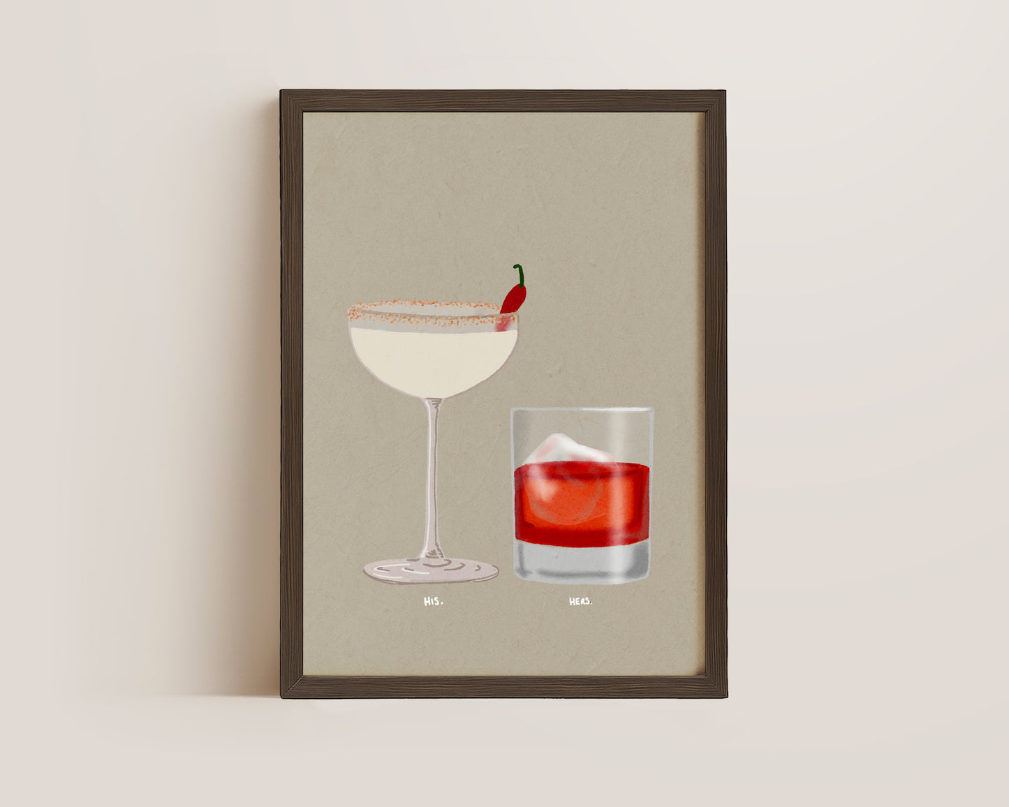 Spicy Marg & Negroni Print