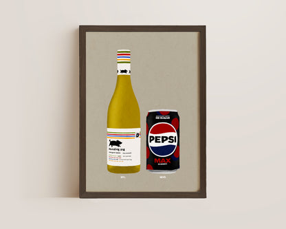 Squealing Pig & Pepsi Max Cherry Print