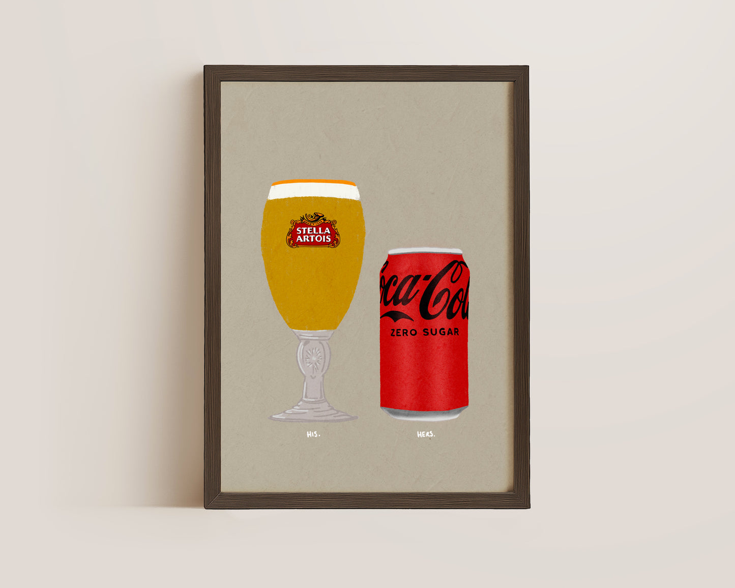 Stella & Coke Zero Print