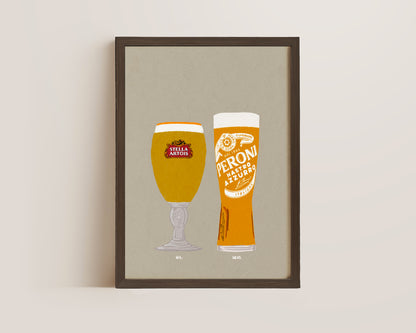 Stella & Peroni Print