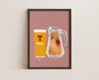 Tennent's & Cava Sangria Print