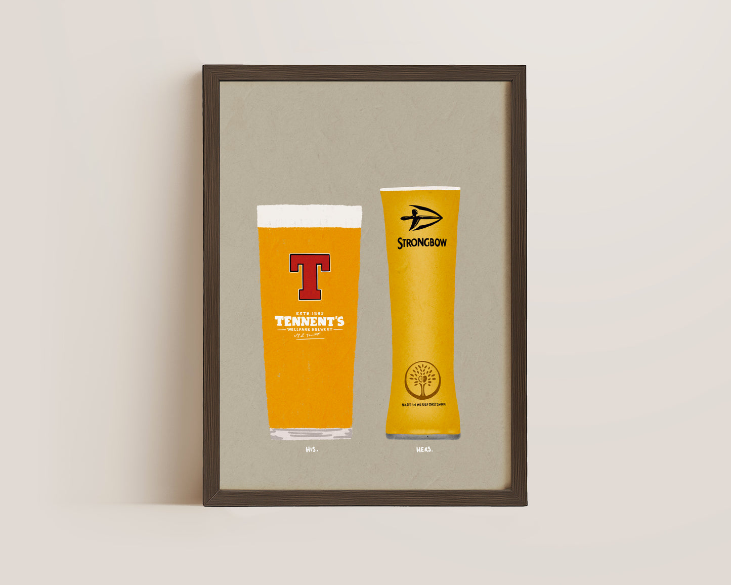 Tennent's & Strongbow Print