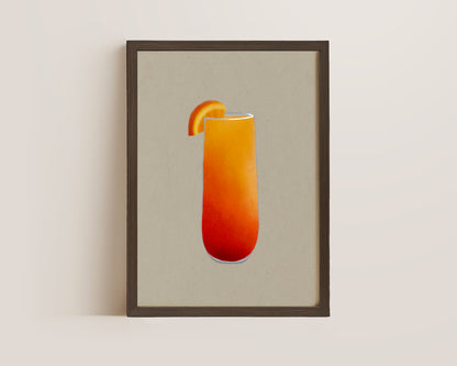 Tequila Sunrise Print