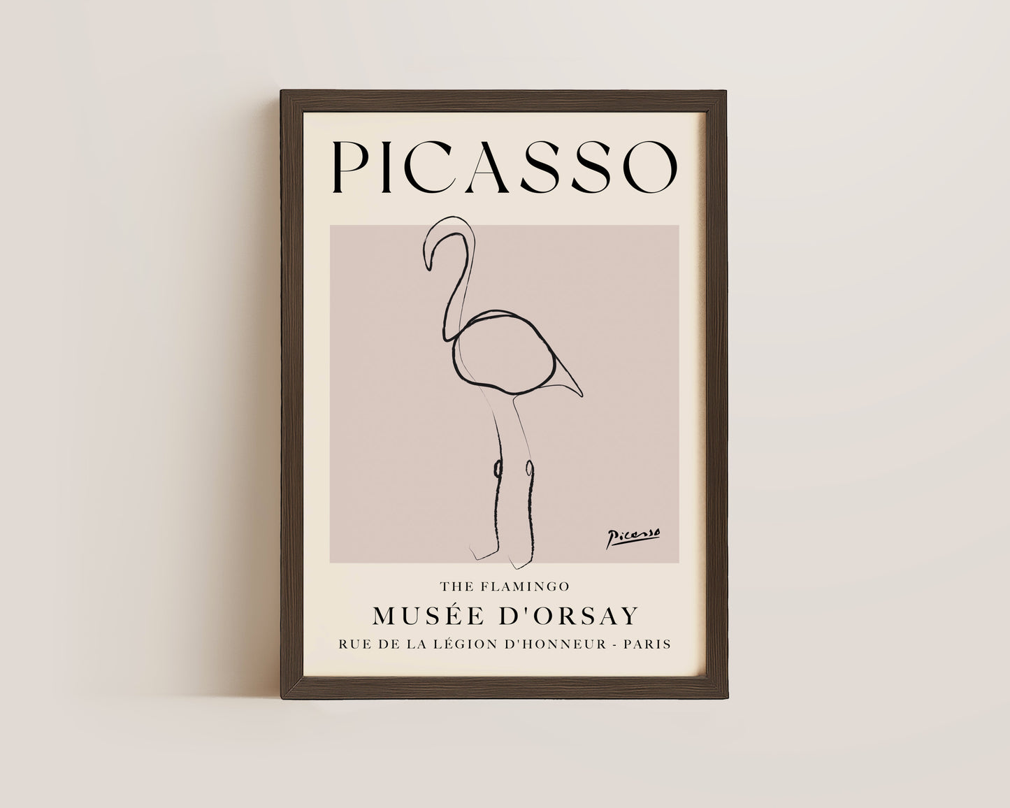 Picasso The Flamingo Print