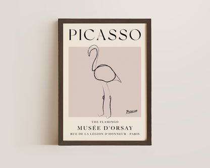 Picasso The Flamingo Print