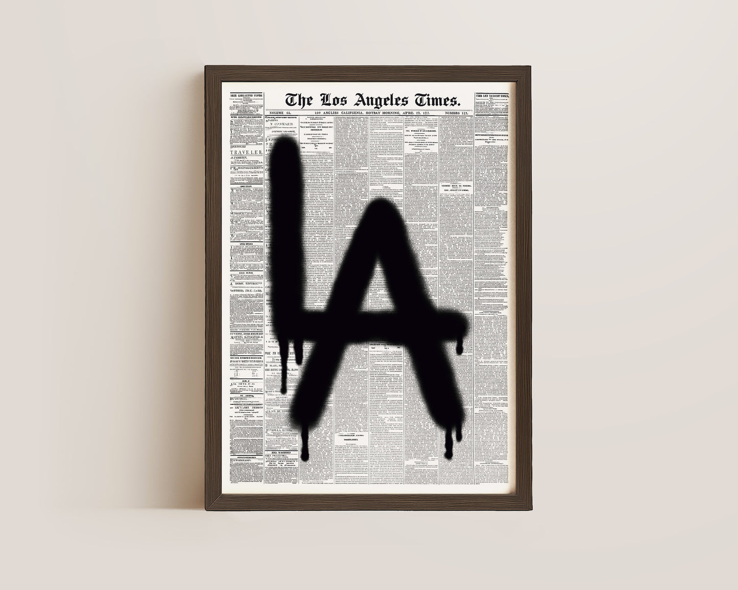LA Newspaper Print