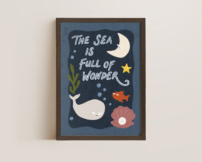 The Sea Is Full Of Wonder Print