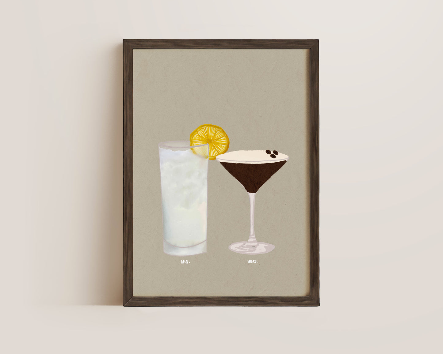 Vodka Lemonade & Espresso Martini Print