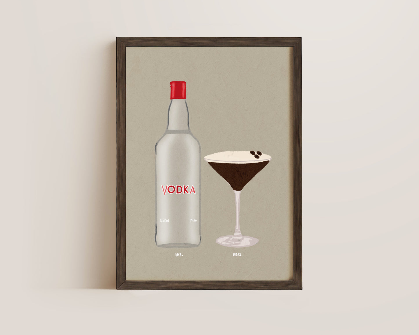 Vodka & Espresso Martini Print