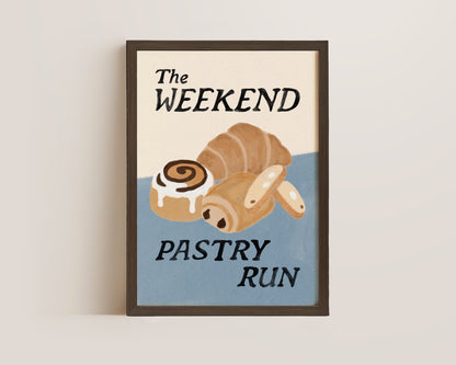 The Weekend Pastry Run Print