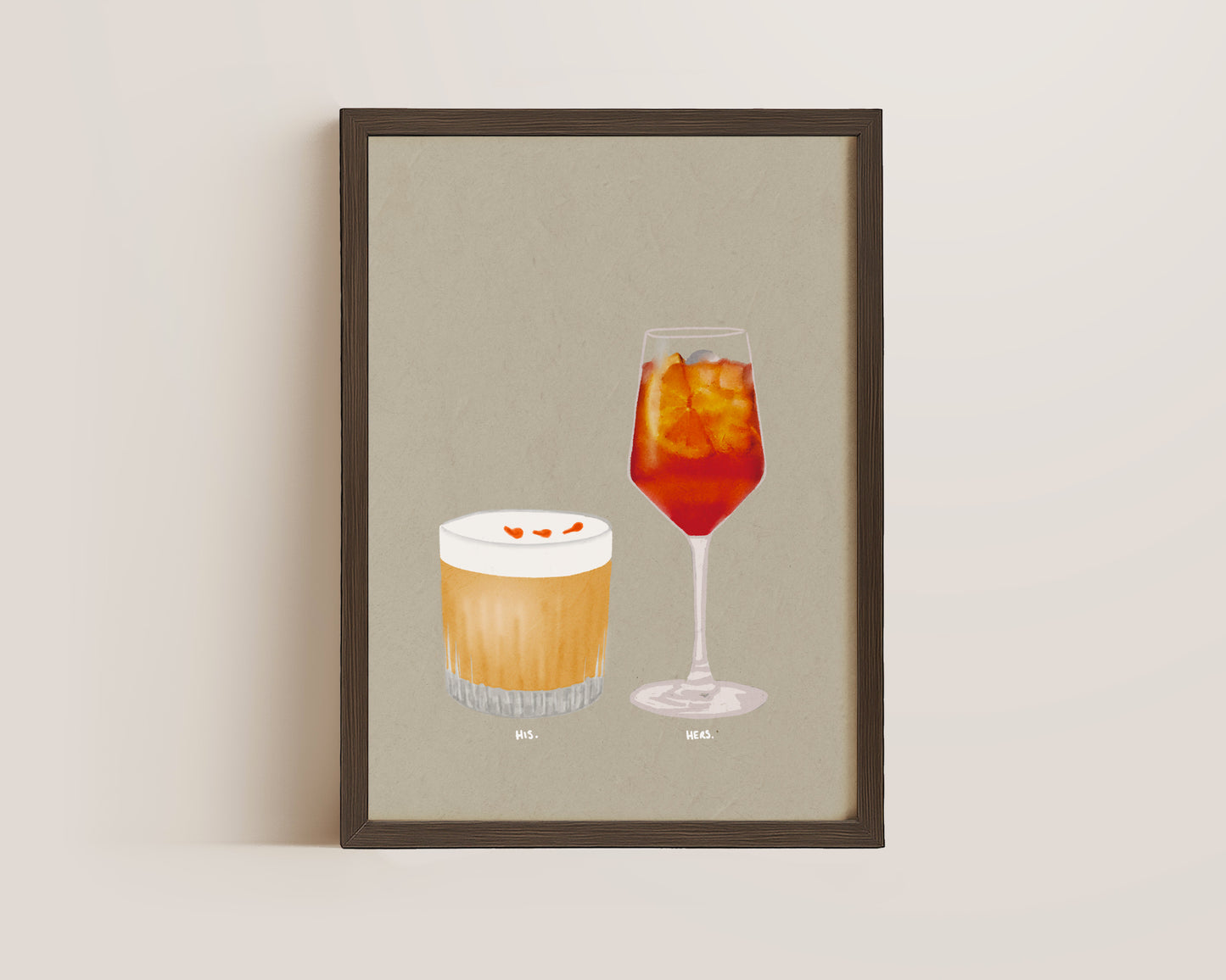 Whisky Sour & Aperol Spritz Print