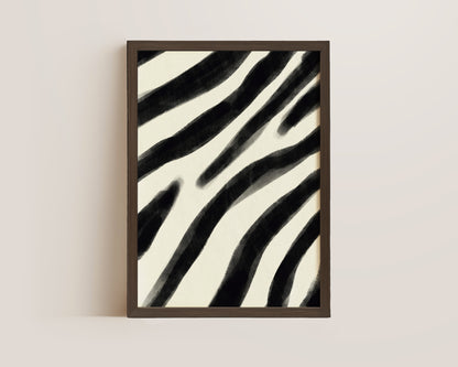 Zebra Pattern Print