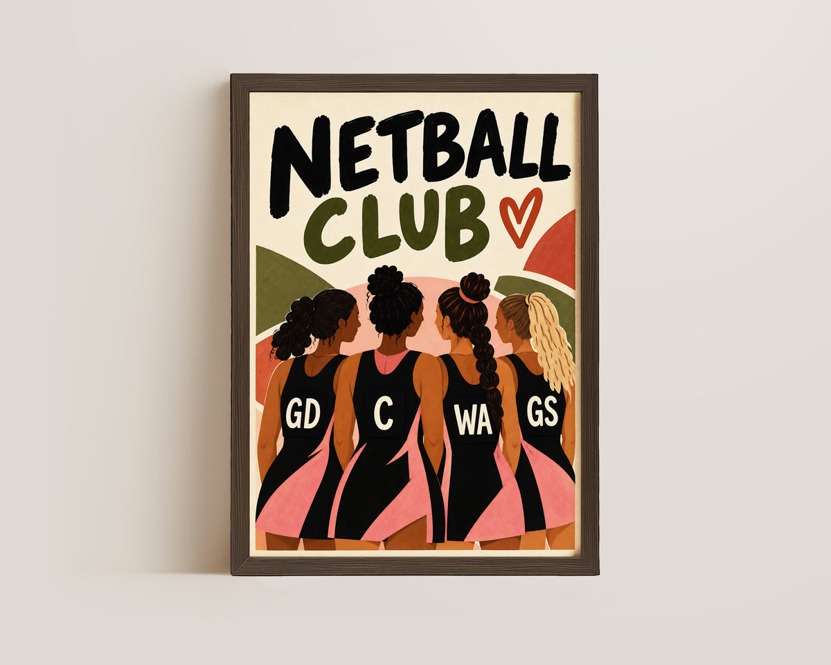 Netball Club Print