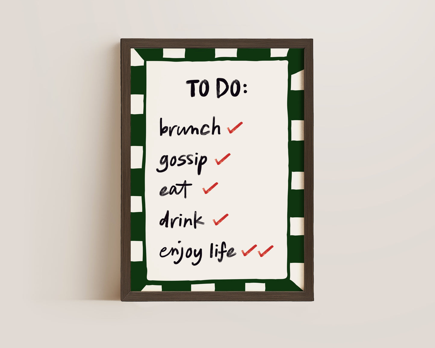 To Do List Wall Art Print