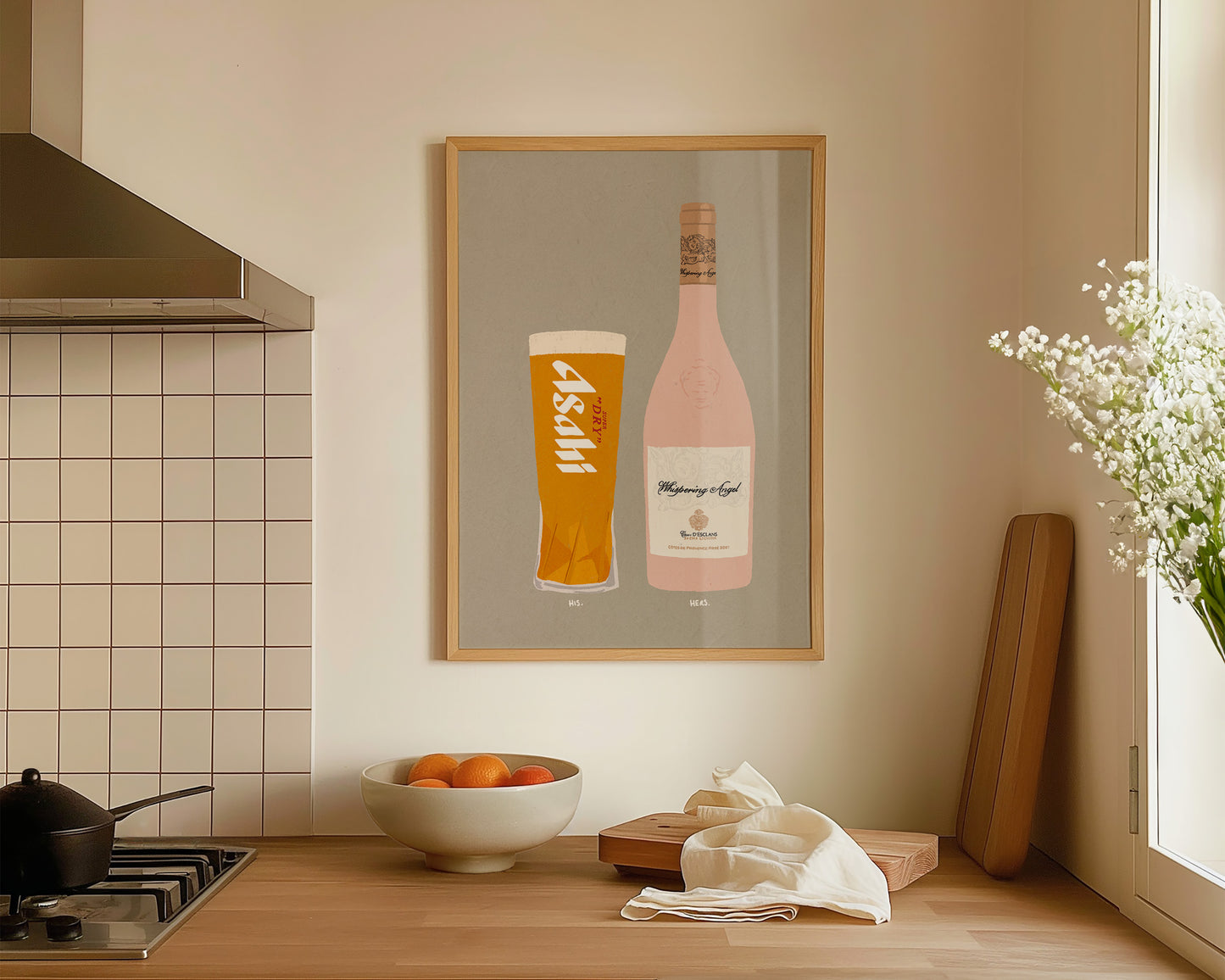 Asahi & Whispering Angel Print