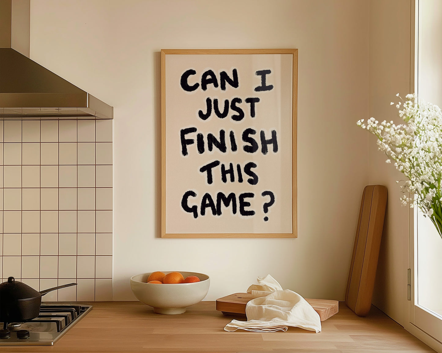 Finish This Game Gaming Print