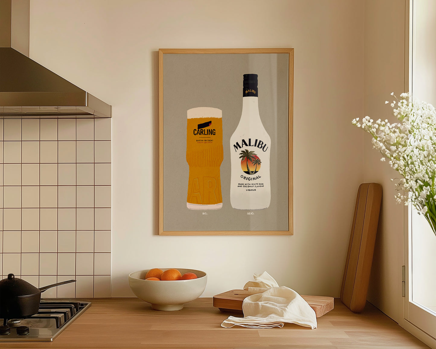 Carling & Malibu Print