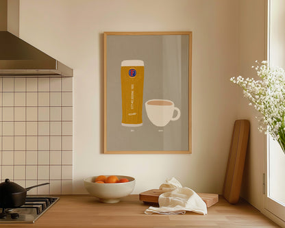 Fosters & Tea Print