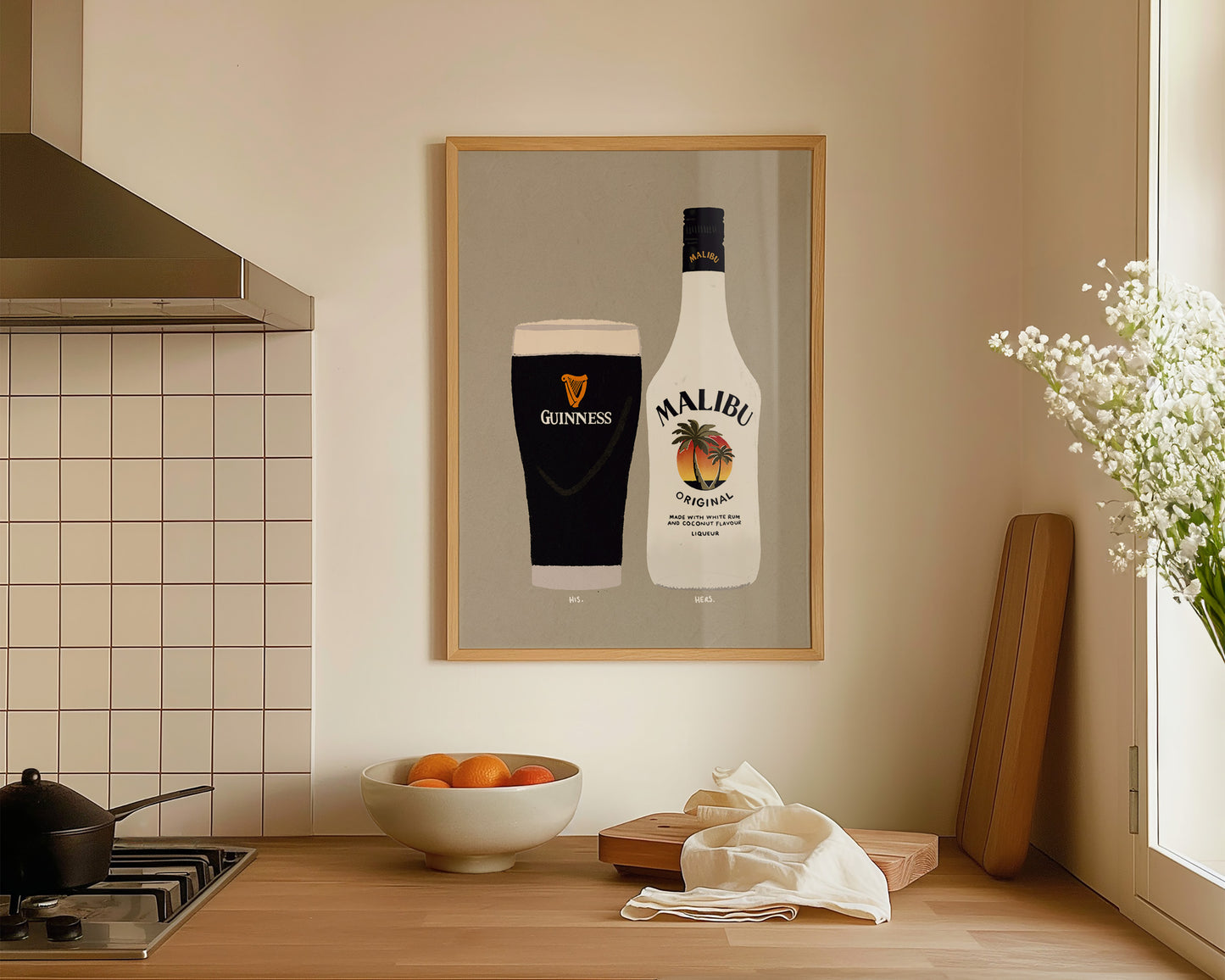 Guinness & Malibu Print