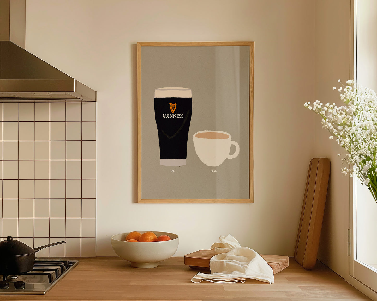 Guinness & Cup Of Tea Print