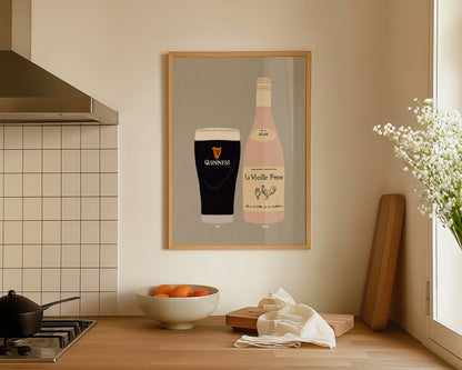 His & Hers Drink Print