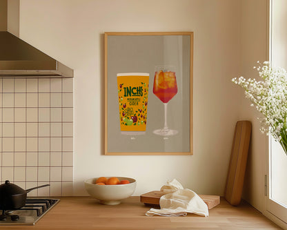 Inch's & Aperol Spritz Print