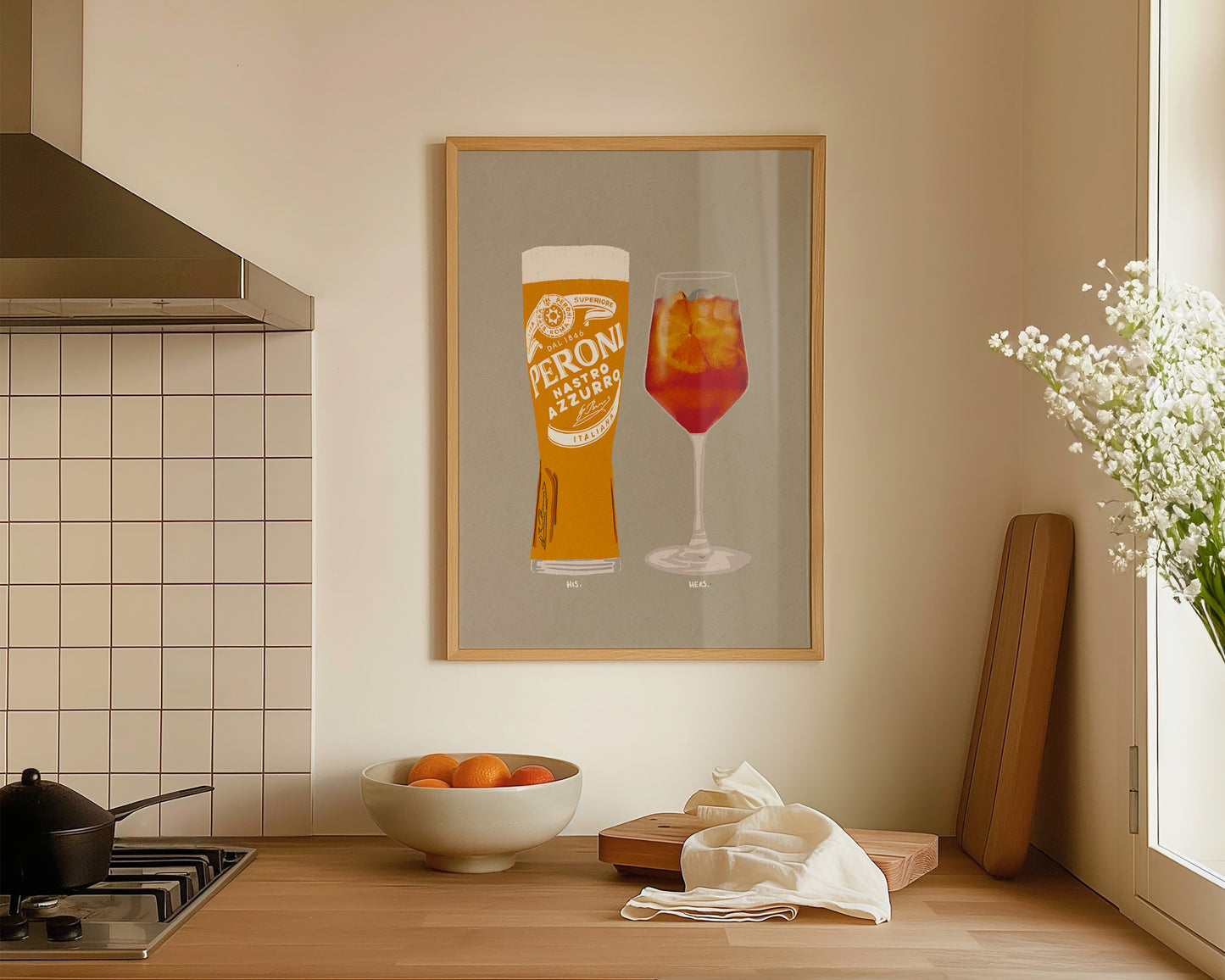 Peroni & Aperol Spritz Print