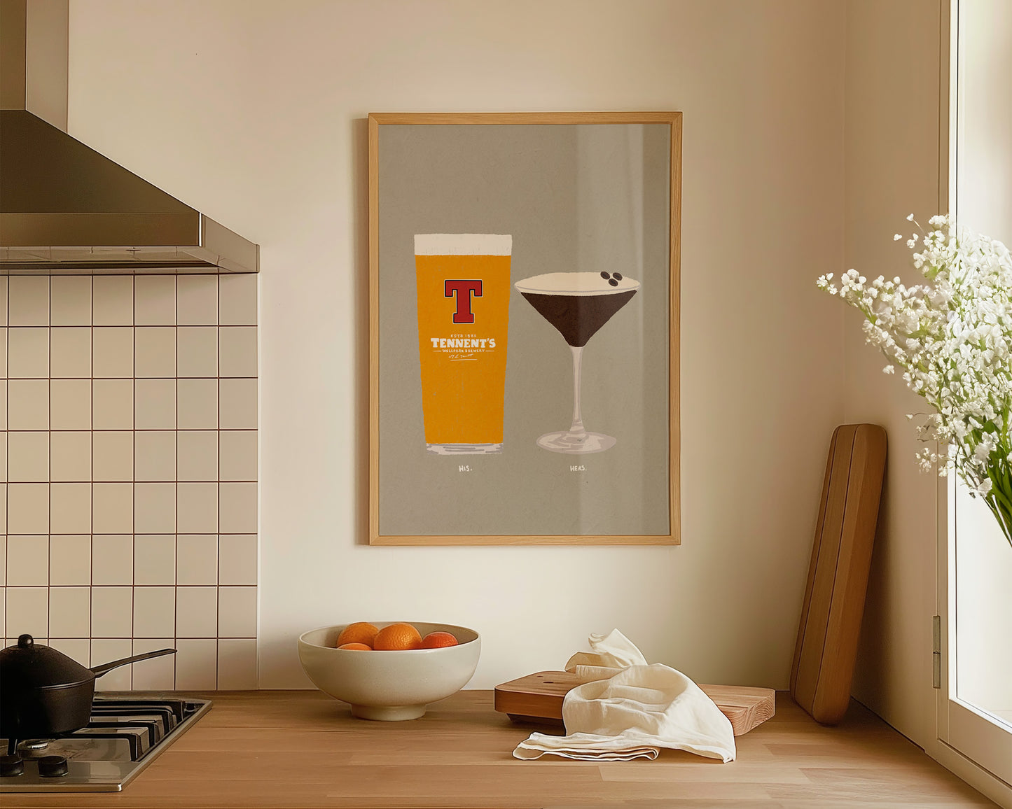 Tennents & Espresso Martini Print