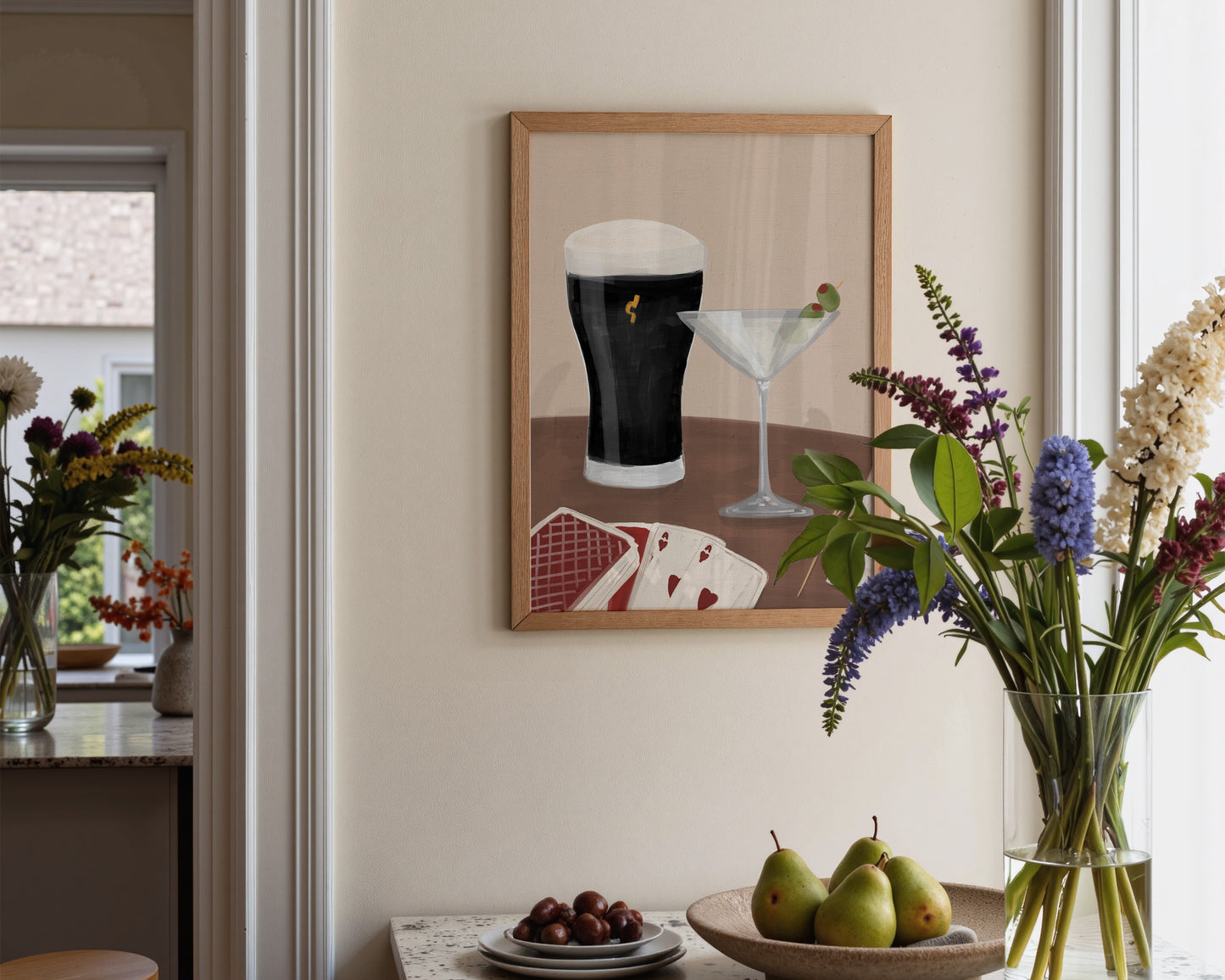 Black Stout & Dirty Martini Date Night Print
