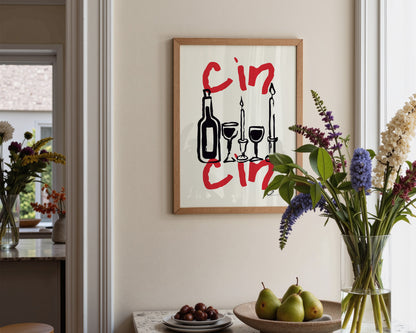 Cin Cin Print