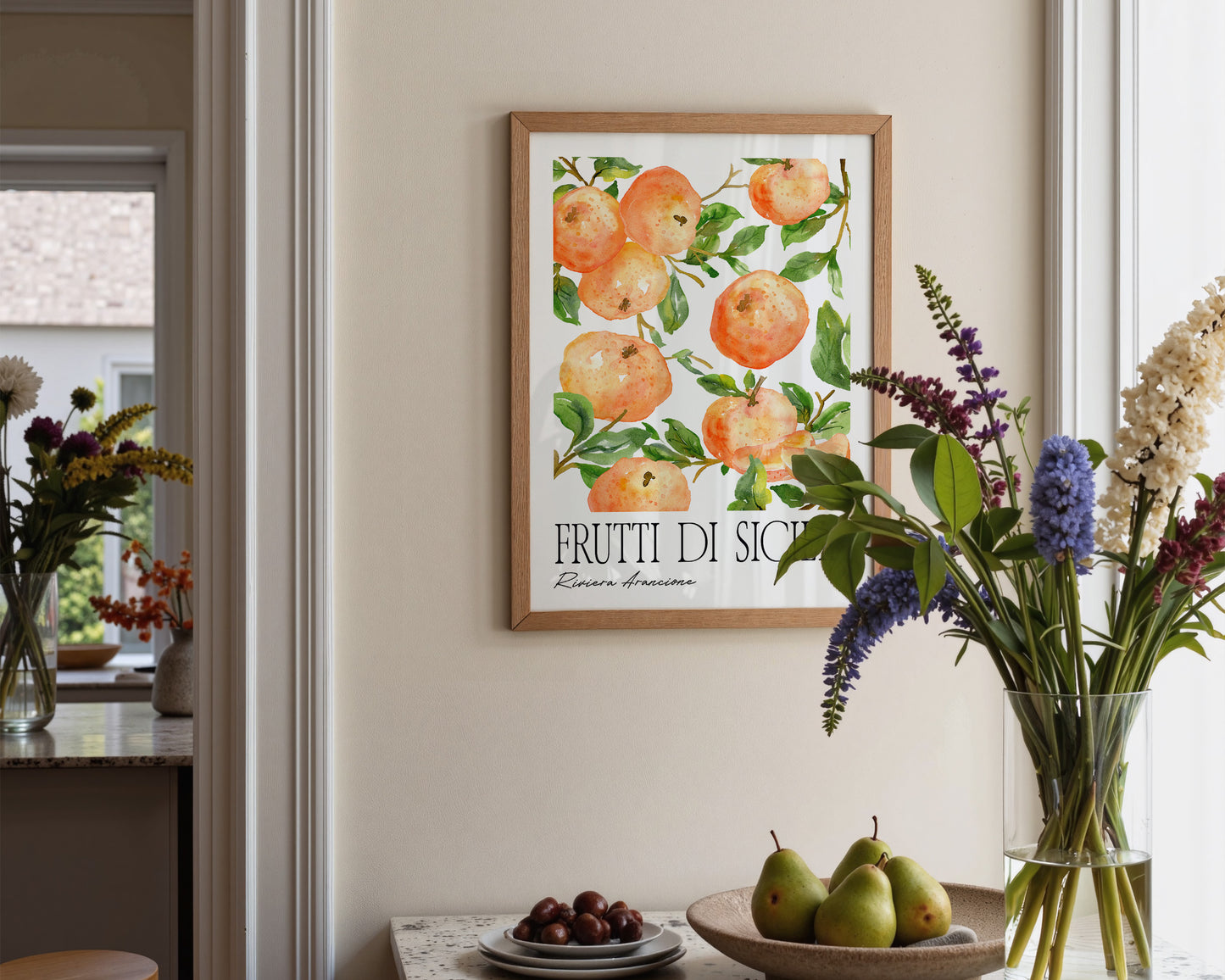 Frutti Di Sicillia Orange Print