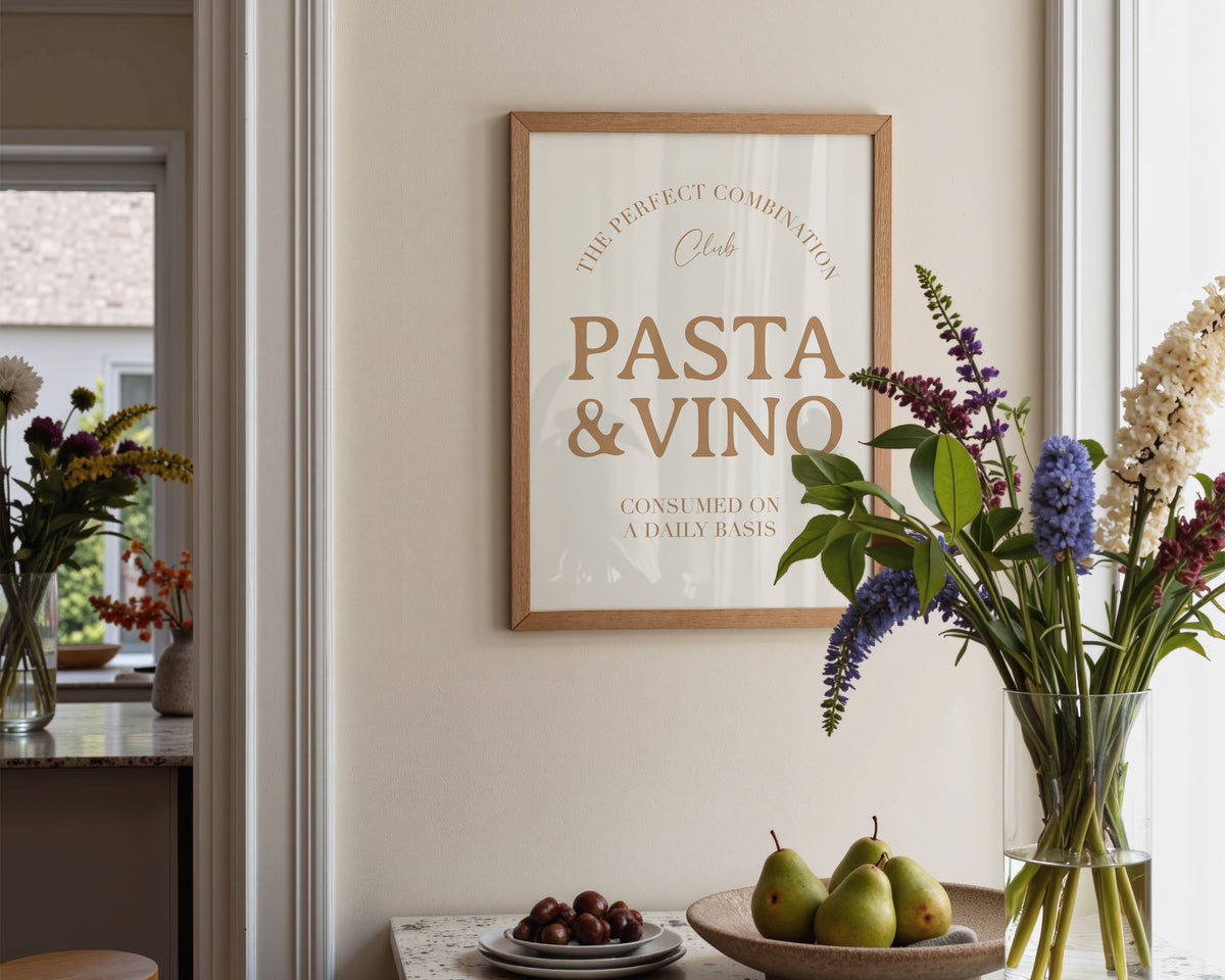 Pasta & Vino Print