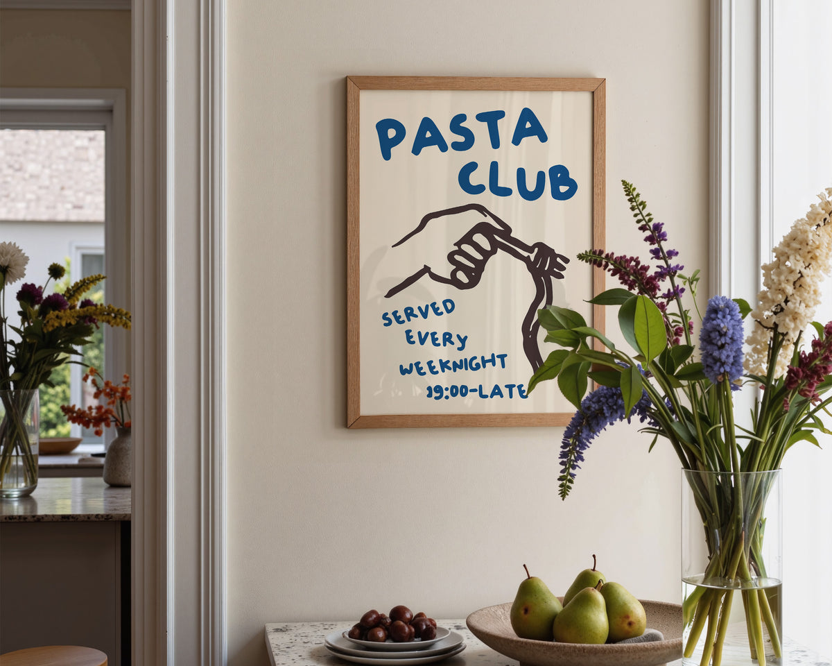 Pasta Club Blue Print