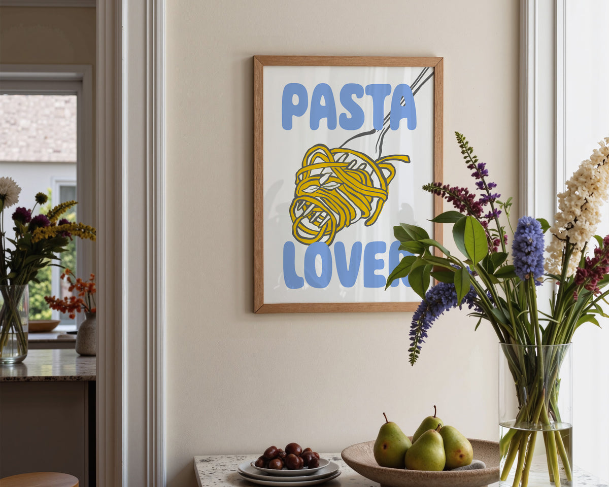Pasta Lover Fork Print