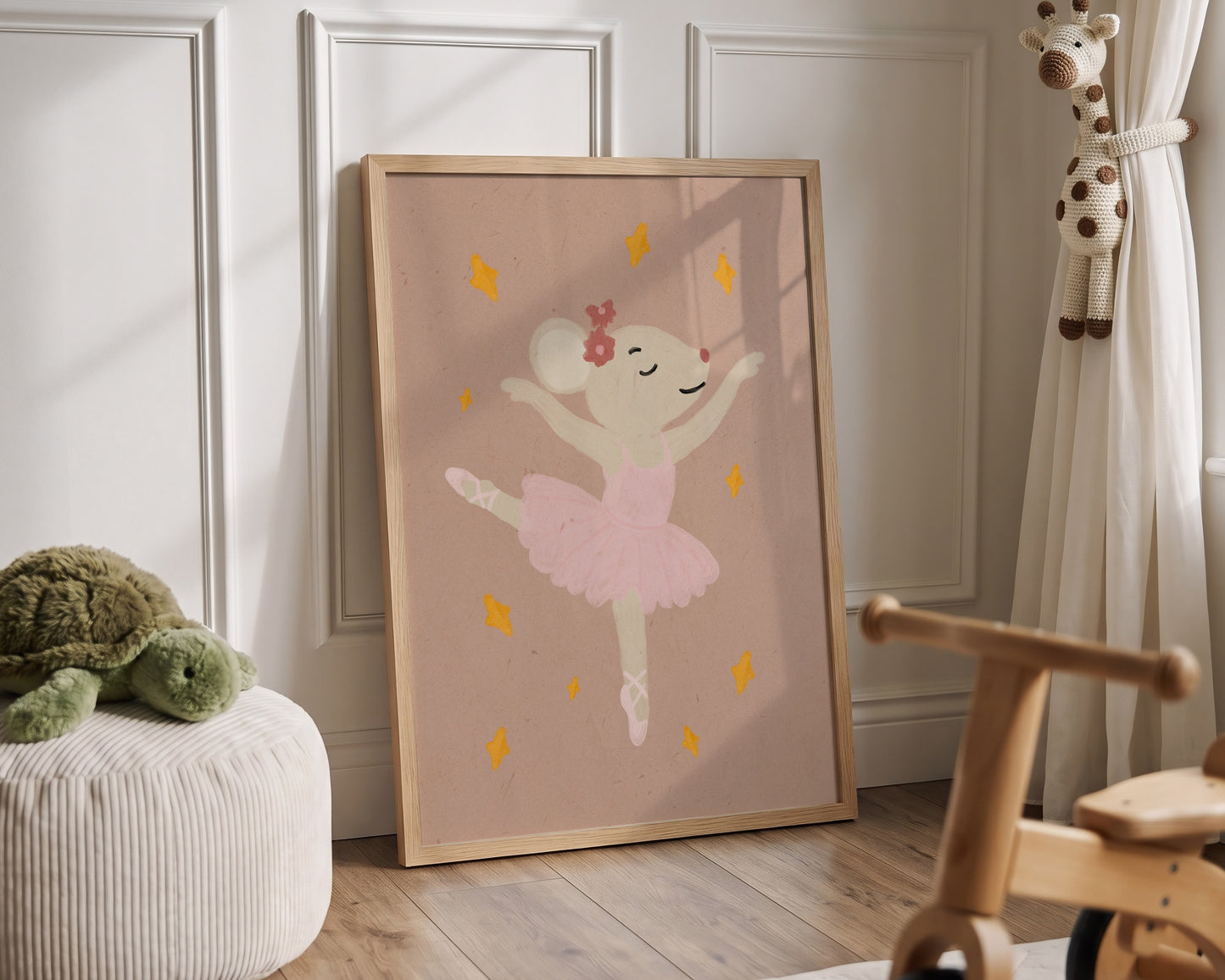 Ballerina Mouse Print