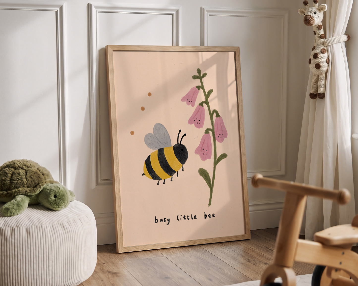 Busy Little Bee Print
