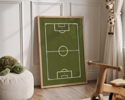 Football Pitch Print