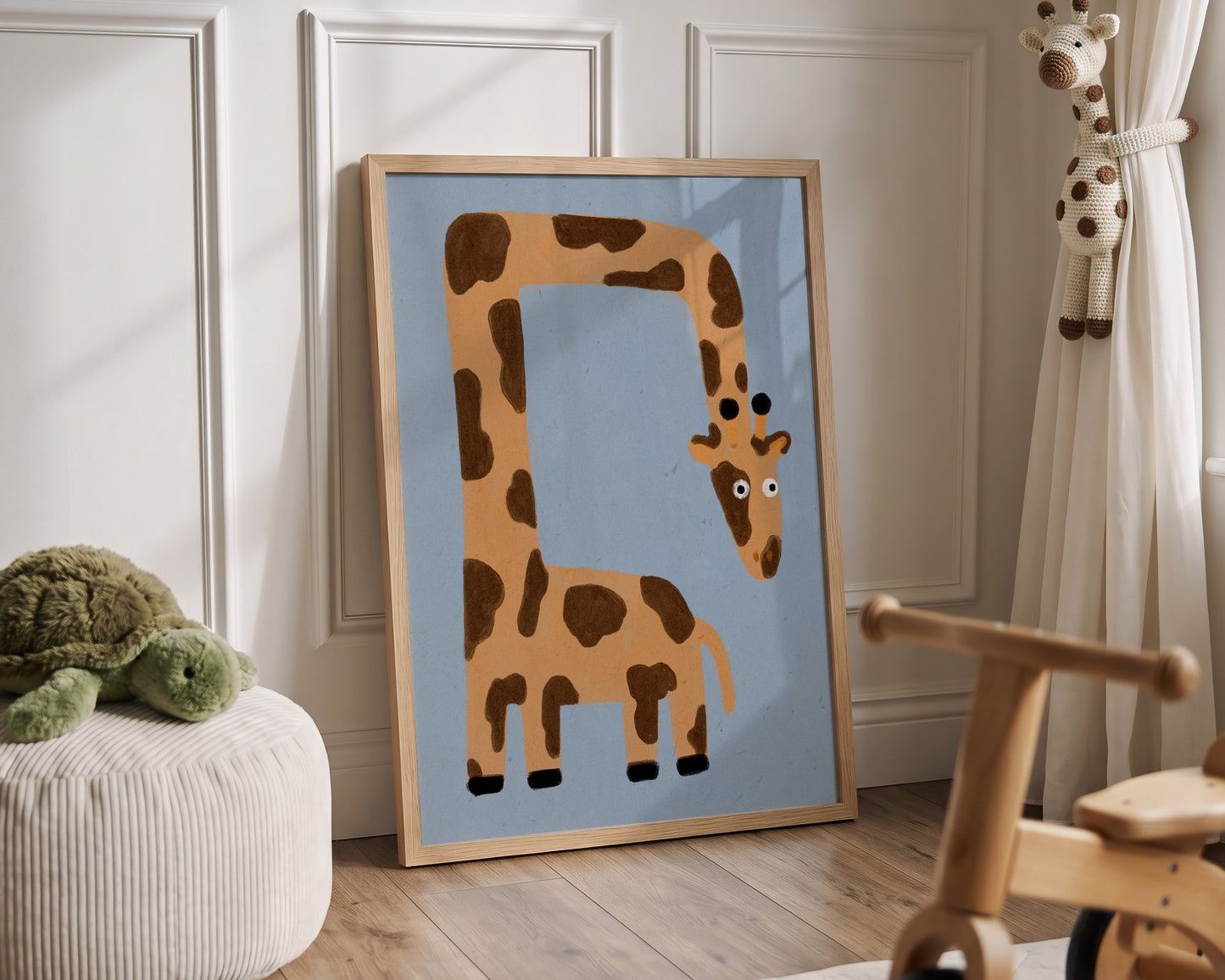 Crooked Giraffe Print