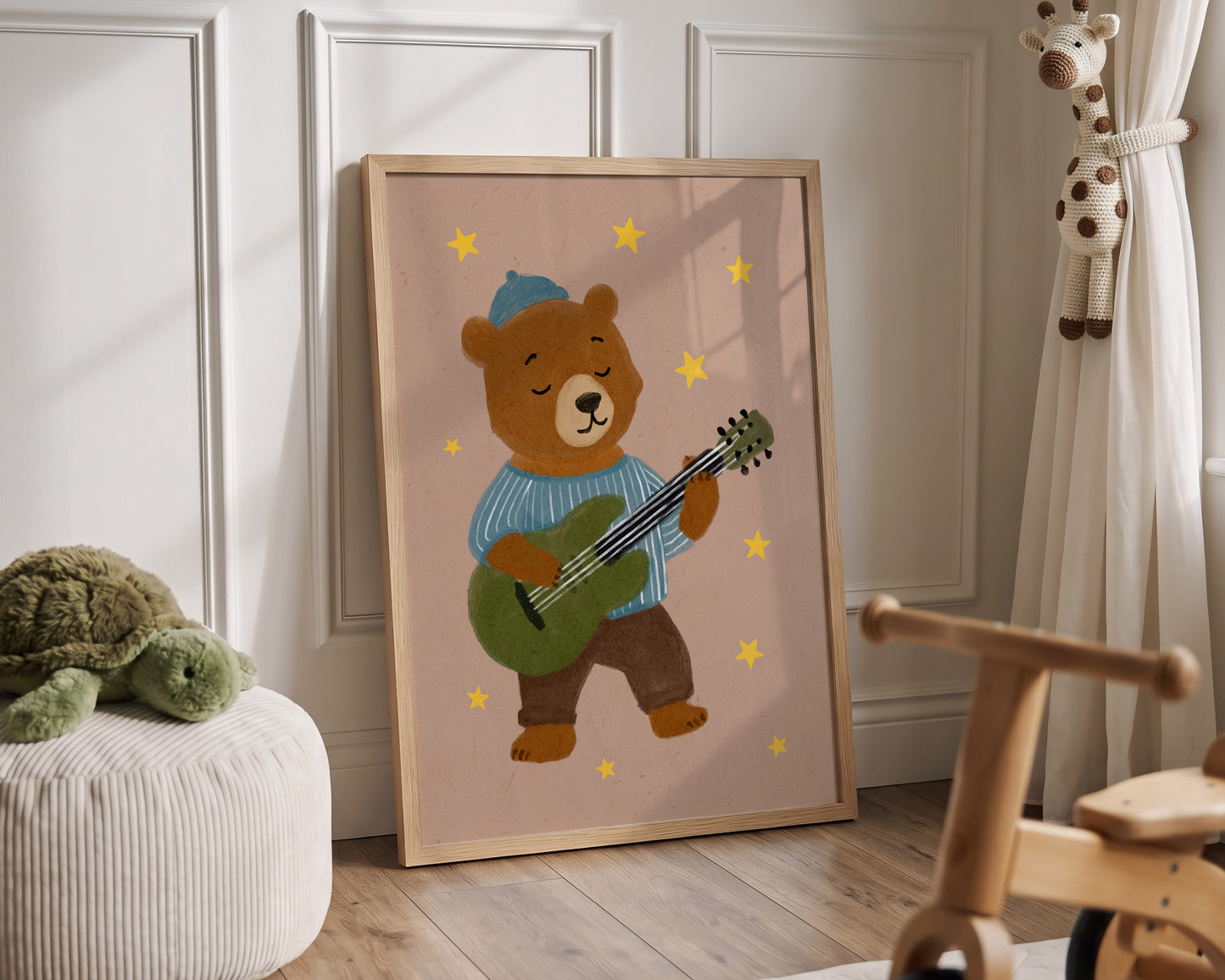 Rockstar Bear Print