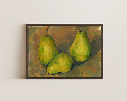 Three Pears Canvas