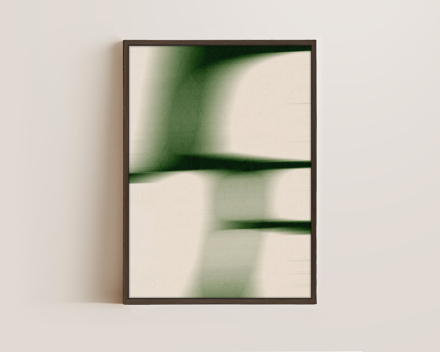 Green Blur No. 2 Canvas