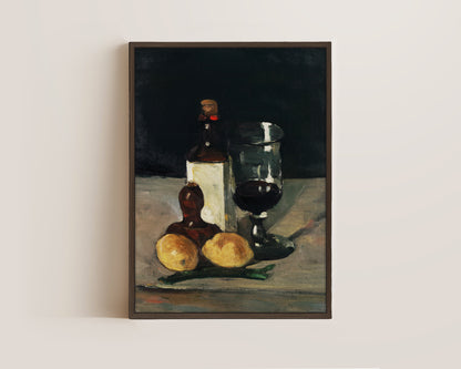Lemons & Glass Canvas
